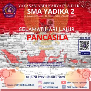 SMA YADIKA 2 MENGUCAPKAN SELAMAT HARI PANCASILA